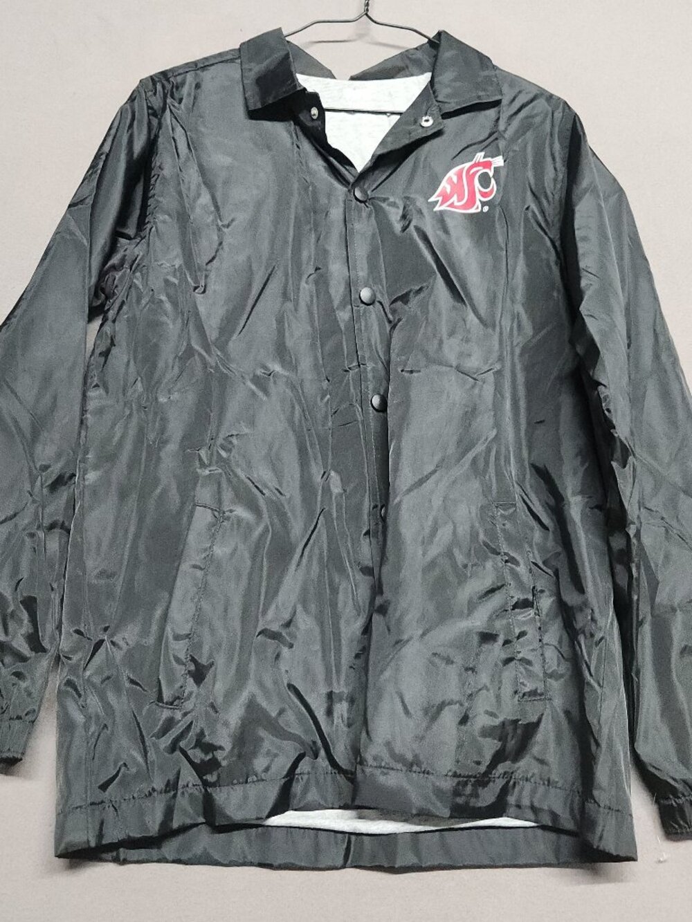 Gen2 Washington State Cougars Youth Windbreaker Jacket L 14/16 Black 141